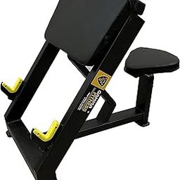 Gamma Fitness Preacher Curl Bench, Bicep Curl Exercise Bench For Gym, Scott Bench (Heavy) - Commercial Grade GF-54-picture-11