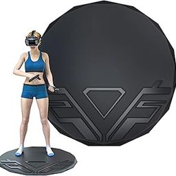 Skywin VR Mat Round - Virtual Reality Matt Helps Determine Direction and Position of Your Feet During Game, Prevents Players from Hitting and Breaking Objects in Surroundings-image-35