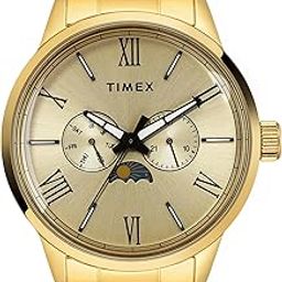 Men Champagne Round Dial Analog Watch - TWEG19945-11