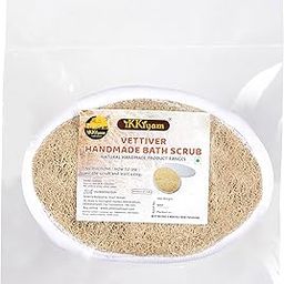 Vettiver Handmade Bath scrub with handle (100% Natural product)-image-98
