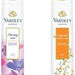 Yardley London Deodorant Spray For Women Morning Dew And Sandalwood Combo Pack 2 (150 Ml)-11