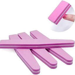 EXPESIA Nail Buffer File 100/180 Grit – Double Sided Soft Sponge Nail Art Buffing Tool for Acrylic & Gel Nails – Washable Sanding File (Multicolor, Pack of 1)-image-43
