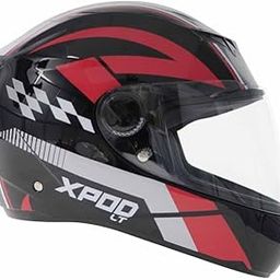 TVS XPOD LT Helmet for Men-ISI Certified, EPS Impact Absorption, Plush Comfort Interiors-Premium Bike Helmet for Safety & Comfort (Black Red-L)-image-30