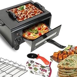 Wellberg Electric Tandoor Medium Size 2 in 1 Electric Tandoor and Grill Barbeque for Kitchen & Home with Accessories (BLACK)-image-71