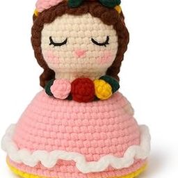 Sutra Handmade Convertible Doll Toy, Flower Bouquet + Doll Two in One Toy for Her, Colorfull Handcrafted Amigurumi Doll | Size 4X3 inch Soft Toys for Baby Girl & boy-image-40
