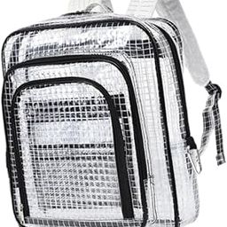 THE STYLE SUTRA Tool Backpack Large Capacity Mesh Transparent Bag for Industrial Electrician 35cmx15cmx40cm Black-image-81