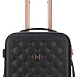Fashionista Black Cabin-20 inches Expandable Hardsided with TSA Lock & Wet Pouch Inside 8 Wheel Trolley Bag-image-41