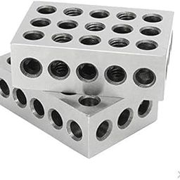 Lyla 2 Pairs 1-2-3 Block Set 0.0002" Precision Matched Mill Machinist 23 Holes-25