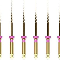 Healix Pro Gold Control Memory NiTI Rotary Files | S1-Purple | 21mm Blister Pack of 6 Files-image-86