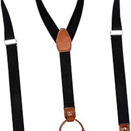 ™ Suspenders for Men Comfortable Trousers Braces for Shirt Wedding Accessories Black | Suspenders Braces | Mens Accessories-image-39