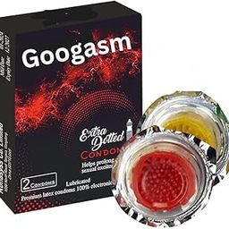 Goorgasm Premium Latex Condoms, Extra Dotted (Pack of 2)-25