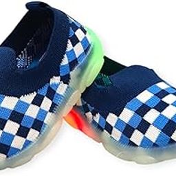 Kids Knitted First Walking Shoes with Light Led-04 for Baby Boys and Baby Girls for 9-24 Months-image-72