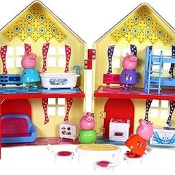 TOY ZONE Toyzone The Pig House-46059 | Doll House with 14 Pcs. Accessories | Fun at Home with Pig House Playset | Role Playset | Doll House for Kids Age 3+-image-9