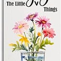 Floral Decor, Enjoy The Little Things Sign, Decorative Hanging Wall Plaque Wood Sign, Inspirational Wall Decor, Garden Decor Art, Home Decor Accent, Porch Decor, Fresh Flowers Indoor Outdoor Decor-image-99