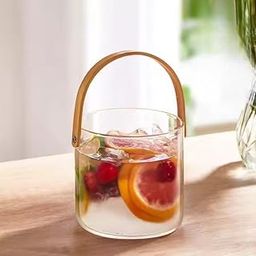 GRACIOUS MART 1500 ml Clear Glass Fruit Bowl with Handle – Stylish and Versatile Serving Bowl for Fruits, Vegetables, Salads & Everyday Kitchen or Dining Table Decoration-image-15