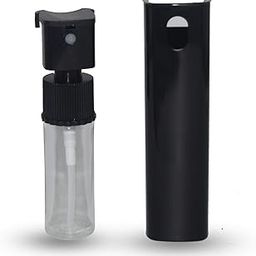 Hunky Dory 10ml Unique Empty Refillable Glossy Black Plastic Bottle with Spray Pump and Cap for For DIY Perfume, Essential Oils, Blends, Rose Water (Pack of 1)-image-25