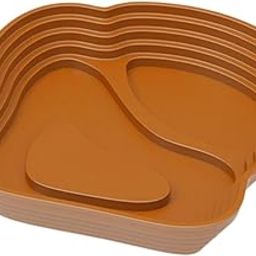 BNF® Reptile Feeding Water Bowl Reptile Bathing Pool for Frogs Gecko Pet Supplies Brown Large|Pet Supplies | Reptile Supplies|1 Reptile Water Bowl-image-22