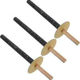 MERRYHAPY 3pcs Wooden Handheld Outdoor Fire Torch Lights Garden for Weddings Camping and Festivals Easy to Use Warm Glow Illumination-image-50