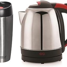 1.5L Electric Kettle & 400ml Coffee Mug Combo | Stainless Steel, 1500W Fast Boil Kettle, Auto Shut-Off, BPA-Free | Perfect for Tea, Coffee, Hot Water, Travel, Home,Office & Gifting-image-56