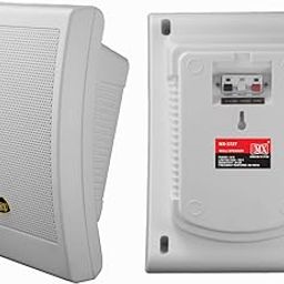 MX 6 Inch Weather Proof in-Wall Mount Passive Home Audio Speakers-14