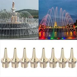 UJEAVETTE 8 Brass Straight Garden Fountain Water Nozzle Sprinkler Spray Head DN15-image-67