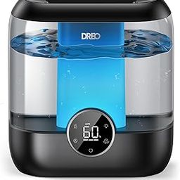 Dreo - Chamber humidifiers, 6 liter top fill, quiet, large size cold mist humidifier, for large room, 60 hours, ultrasonic humidifiers for the-image-72