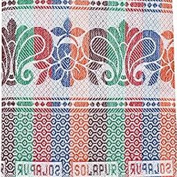 Mandhania Delux Quality Solapur Chaddar 100% Cotton Dailyuse Single Bed Blanket Pack of 1 Multicolor-image-52