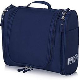 Solid 21 Cms Cosmetic Pouch(L_blue)-image-0