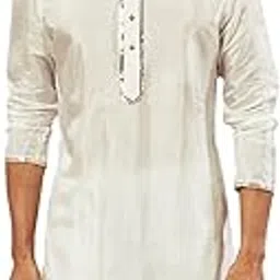 vastramay Men's Tissue Silk Kurta Pyjama Set - Perfect for Weddings and Festivals-picture-40