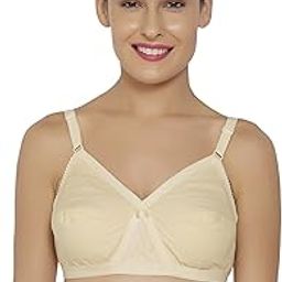 Kriss Cross Beige Colour Non Padded Comfortable, Skin Friendly Regular Women Cotton Bra with Elastic Strap - Pack of 1-image-20