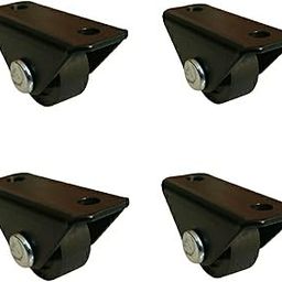 Caster Wheel 4 x Small Fix Wheel Castor / 40kg Load Capacity (Black) Pack of 4-15