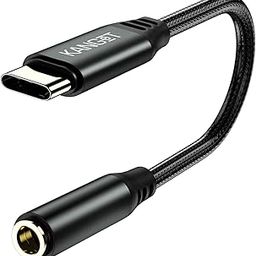 Kanget [Apple MFi Certified] USB C to 3.5mm Headphone Jack, Hi-Res DAC Type C to Audio Adapter Cable Compatible with Pixel 2/2XL/3/3XL, OnePIus 7/8/9 Pro, Samsung S21/S20(Black)-17