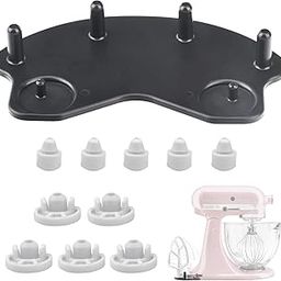【Patent Pending】Stand Mixer Attachment Holders, Compatible with Kitchenaid Mixer & KitchenAid Flat Beater, Kitchen Accessory Organizer, Accessories for Storing Dough Hooks,Flat & Flex Edge Beater-image-10