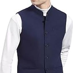 Bandi Modi Koti, Nehru Jacket for Men, Cotton Waistcoat for All Occasion: Diwali, Wedding, Ethnic, Office Party, Formal & casual Look-image-9
