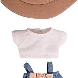 CALANDIS™ 15 cm Plush Doll Clothes Girls Gifts Girl Doll Clothes for Kids Pendant Doll Happy Bear-image-39