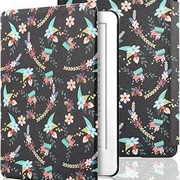 SwooK Classic Printed Magnetic Flip Cover Case for All New Kindle 10th Generation 2019 Release Model: J9G29R Flip Case Smart Folio Cover Case (Not for 10th Gen 2018 Kindle) (Vintage Flora)-picture-10