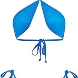Women's Black Halter Neck Bikini Set with Side Ties, Two-Piece Swimsuit-picture-26
