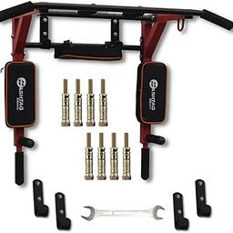 Hashtag Fitness Portable ull up bar and dips station for home gym workout, height increasing equipments chin up bar. for home gym equipment set workout-picture-14