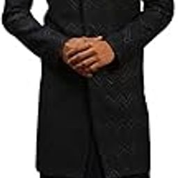 Men's Viscose Sherwani Set | Imported Fabric Designer Indowestern, Kurta And Pant style Pyjama Set-picture-49