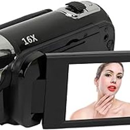 Digital Video Camera, 1080P 16MP Digital Video Camera with 2.4 Inch Rotating Screen, 16X Zoom Video Recorder Camcorder with Fill Light for Vlogging,-15
