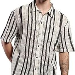 Striped Regular Fit Mens Shirt-image-39