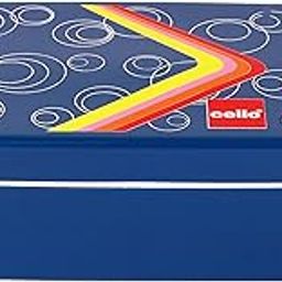 Cello Food Mate Snap Lock Plastic Lunch Box, 713ml, Blue | 2 Compartment with 2 Side Lock for School Kids and Adults | Leak-Proof Snacks Tiffin box for school Kids, Office, Picnic & Travelling-image-63