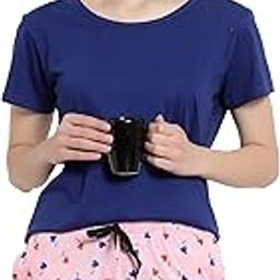 Womens 100% Organic Cotton Printed Regular Shorts - Pack of 1 (Multicolor)-image-73