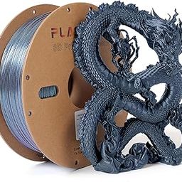 PLASPORT 3D Printer Filament, Color Changeable Glitter PLA by Light and Angle, Magic Tri-Color Chameleon PLA, Blue-Green-Purple Multicolor PLA 1.75+/- 0.03mm, 1kg/2.2lbs Spool-image-27