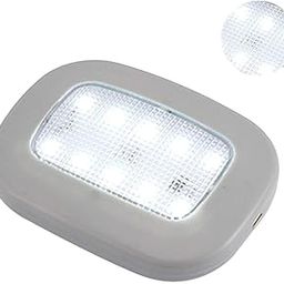Sakuun Car Ceiling Dome Roof Light Universal Magnetic Light Usb Rechargeable Wireless For Interior And Exterior Of Cars (Grey Shell, White Light, Led)-image-43
