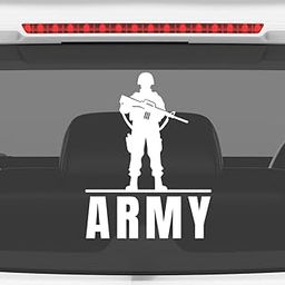 Zaqiz Military Crossed Rifles Sticker – Durable Decal for Jeeps and Bike Fuel Tanks (White)-image-36