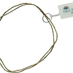 Hare Krishna Food for Soul Iskcon Vaishnava Holy Tulsi Kanthi Mala-2 Round Wood Mala Chain for Men & Women (Brown)-image-68