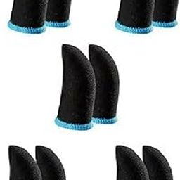 (5 Pair - 10 Pcs) Pubg Anti-Slip Thumb Sleeve, Slip-Proof Sweat-Proof Professional Touch Screen Thumbs Finger Sleeve for Pubg Mobile Phone Game Gaming Gloves Multi Colour-picture-12