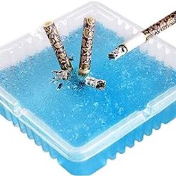 EXPORTTANZA Disposable Portable Smokeless Ashtray, Air Purifier Smoke & Sand, Indoor Smoke and Odorless Cleaning Car Ashtray Cigarette Mud Ashtray for Home, Office, Hotel, Car (1)-image-70