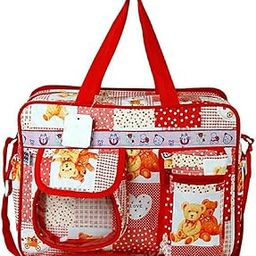 Baby Diaper Nappy Changing Baby Diaper Bag/Baby Bag/Mummy Bag/Handbag Mama's Bag (Diaper Bag) (Red, One Size) For Unisex Kids-image-79
